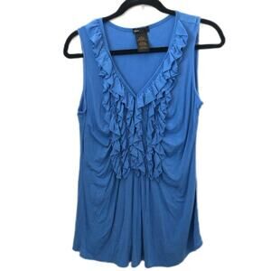 Grace elements blue tank top M